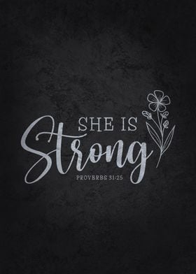 She Is Strong