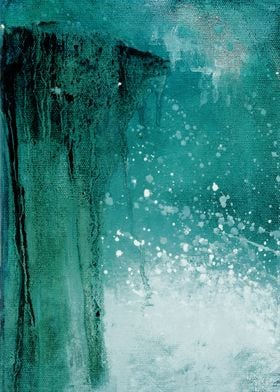 Teal abstract