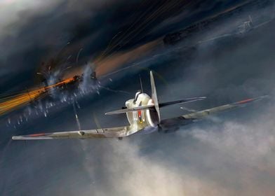 Spitfire Strafing RAF