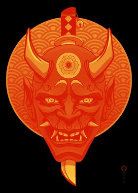 Japanese Hannya Mask