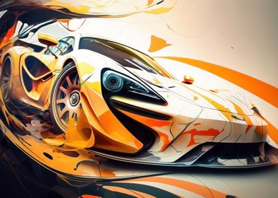 McLaren Racing Abstract