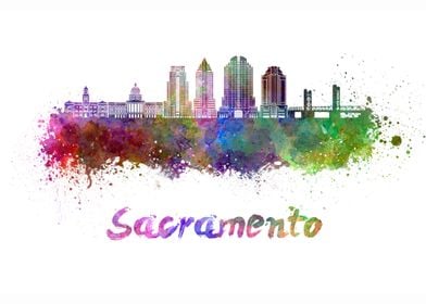 Sacramento skyline