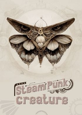 Steampunk King Moth