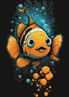 Comic Clown Fish