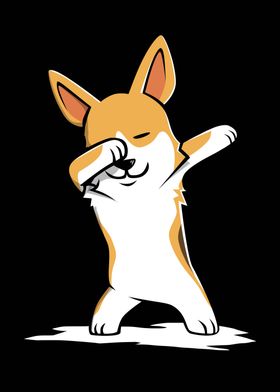 Corgi Dabbing 