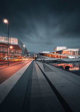 Modern Cityscape at night