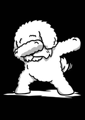 Bichon Frise Dabbing 