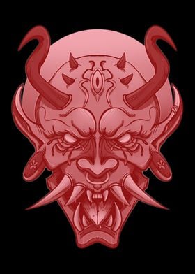 Japanese Hannya Mask