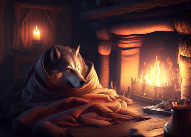 Cozy wolf