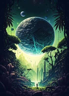 Space Mystic Forest