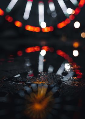 Ferris Wheel Reflection