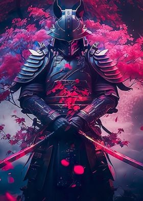 Japanese Samurai Sakura