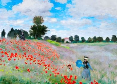 Claude Monet Poppies 1873