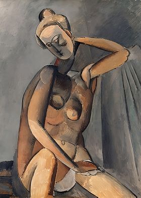 nude 1909 by Picasso