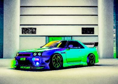 Nissan GTR R34 Neon