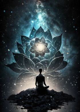 Starry lotus meditation