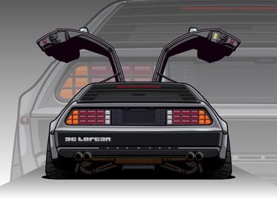 FLAT DE LOREAN STANCED