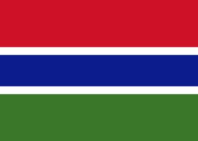 Gambian Flag of The Gambia