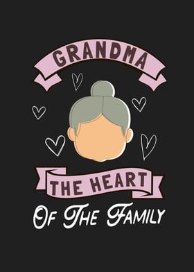 Grandma Heart Of Family