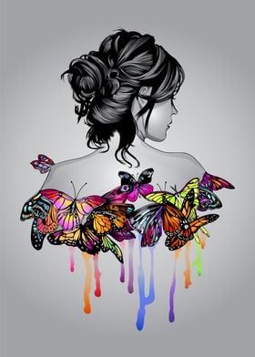 Butterfly Soul Woman