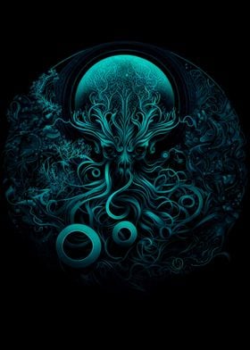 Teal Eldritch Entity