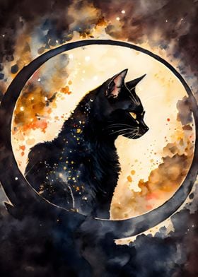 Black Cat Lunar Eclipse