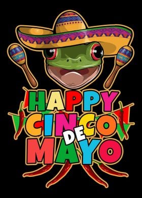 Happy Cinco De Mayo Frog