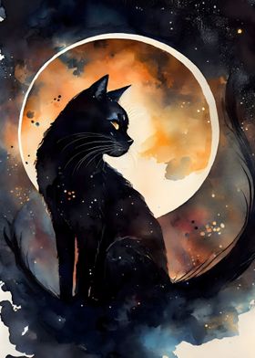 Black Cat Lunar Eclipse