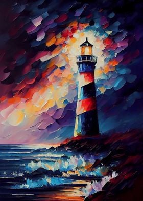 Lighthouse of colors