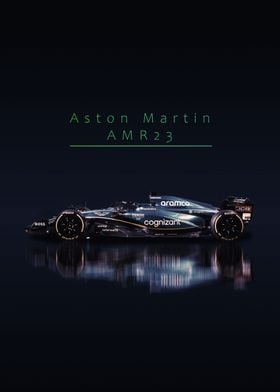 Aston Martin AMR23 F1 Car