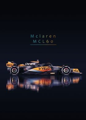 'Mclaren MCL60 F1 Car' Poster by Vineet Suresh | Displate