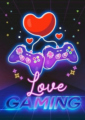 Love Gaming Neon Sign