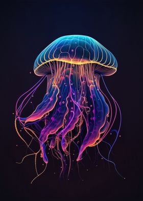 Colorful Jellyfish