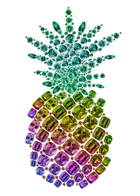 Gemstone Pineapple