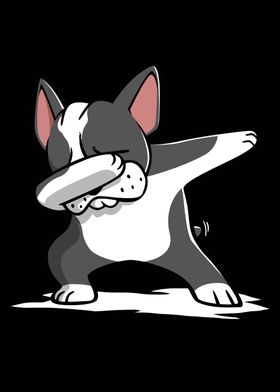 Boston Terrier Dabbing 