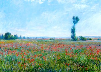 Claude Monet Poppy Field