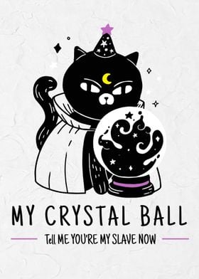 Black Cat Crystal Ball