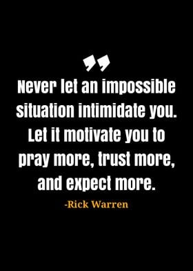 Rick Warren Quote 