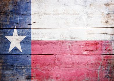 'Retro Vintage Texas Flag' Poster by N Stein | Displate