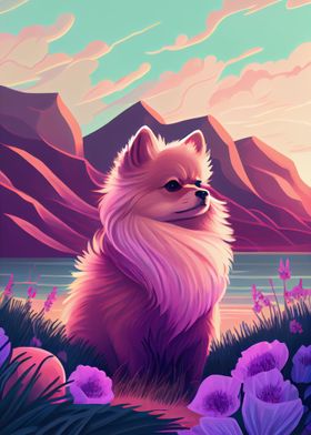 Pomeranian Nature Pom Pom