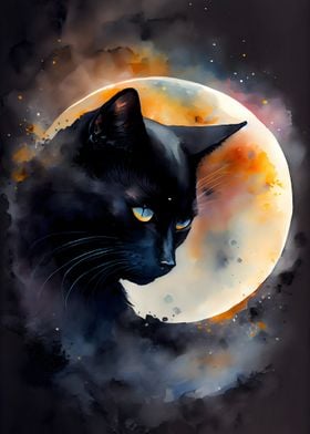 Black Cat Lunar Eclipse