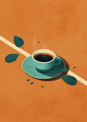 70s Terracotta Coffee Time