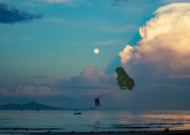 Beach Skydiving 