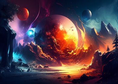 Space Fantasy landscape