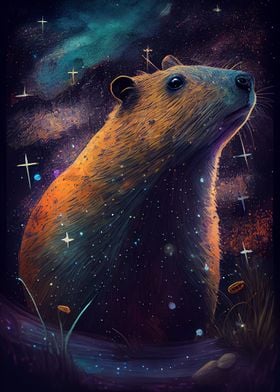 Capybara Galaxy Capibara