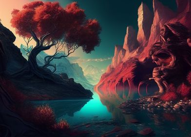 Fantasy landscape