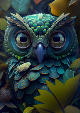 Intense Owl Staredown