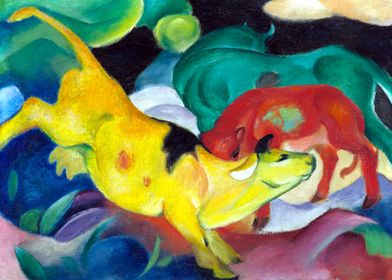 Cows by Franz Marc