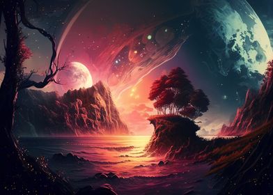 Fantasy landscape