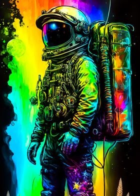 Astronaut Pop Art